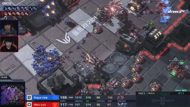 Rogue's MASS BANELINGS - Starcraft 2: Maru vs. Rogue смотреть онлайн