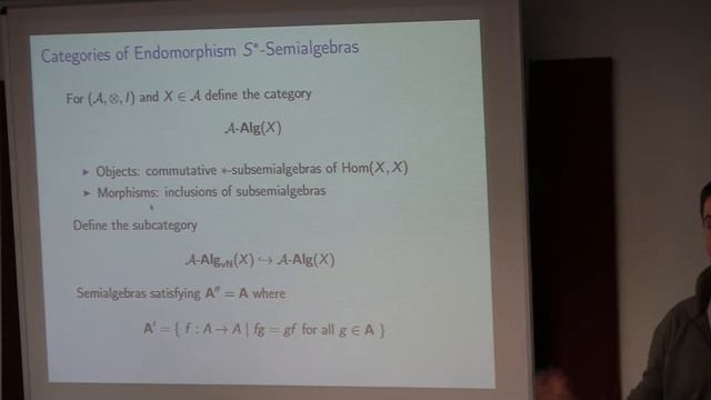 Kevin Dunne: "Endomorphism semialgebras in categorical quantum mechanics" смотреть онлайн