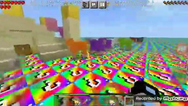 Радужные Лаки-блоки в Майнкрафте #Лакиблоки смотреть онлайн