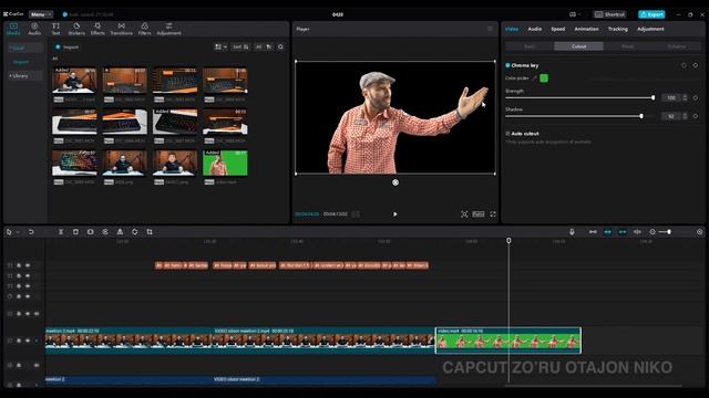 #19 Capcut Green Screen video yengil video montaj o'zbek tilida || Capcut o'zbek tiida смотреть онлайн