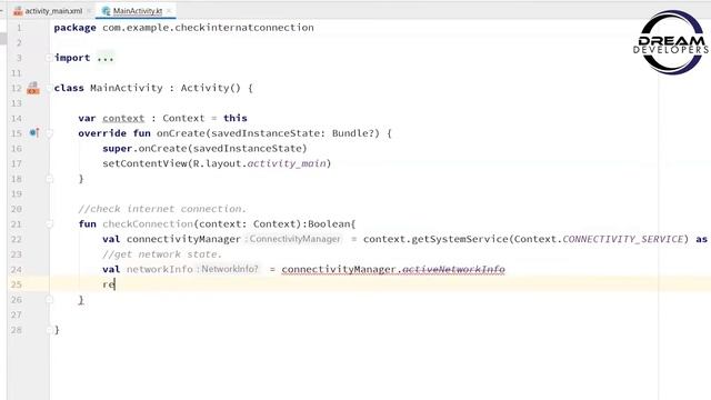 Check Internet Connection in Android Using Kotlin || How check internet connection in android. смотреть онлайн