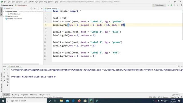 Grid Geometry Manager in Python || Learn Python from Basics to Advance||Azhar Electronics смотреть онлайн