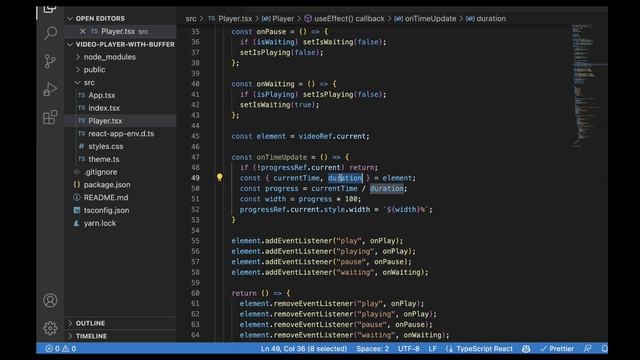 How to create a React.js video player with buffering | playback speed | scrubbing смотреть онлайн