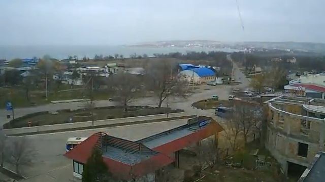 Перекрёсток в Щёлкино, 15.02.2013 - time-lapse с камеры 2 смотреть онлайн