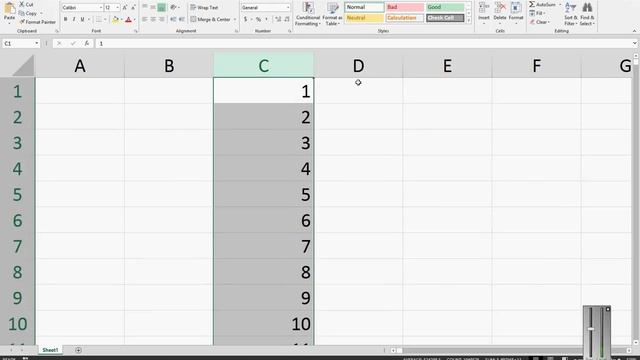 How to use the Fill Series command in Microsoft Excel 2013 смотреть онлайн