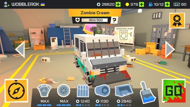 ТАЧКА С МОРОЖЕНЫМ ДЛЯ ЗОМБИ АПОКАЛИПСИСА - Zombie Derby Pixel Survival смотреть онлайн