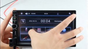 Китайская магнитола 7018b 2 Din с нормальной прошивкой