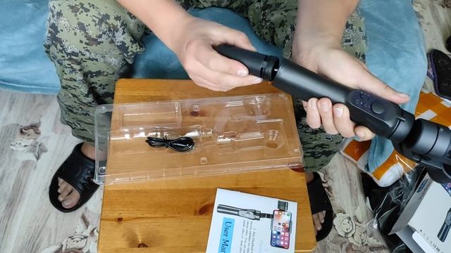 НАШ ОБЗОР/Посылка с Aliexpress/Распаковка/Стабилизатор 3-AXIS Handheld Gimbal/Микрофон ARIMIC/ смотреть онлайн