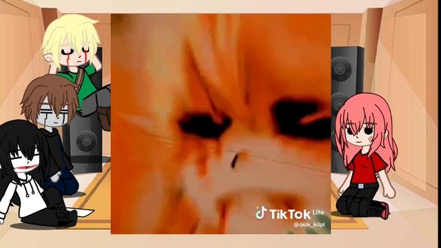 Реакция Крипипасты на ТТ 1/2 (делала это 2 дня) смотреть онлайн
