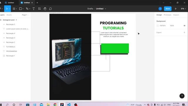 how to design poster in figma ||post design смотреть онлайн