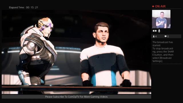 Mass Effect Andromeda Gameplay Exploring Tempest Face Cam смотреть онлайн