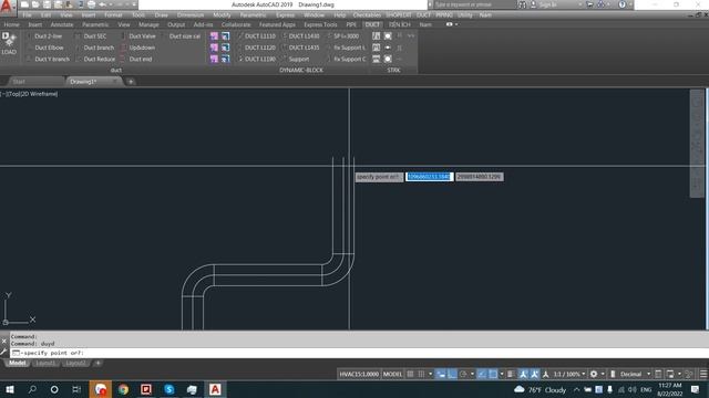 Autocad MEP-Hướng dẫn sử dụng công cụ Duct của Tool HVAC смотреть онлайн
