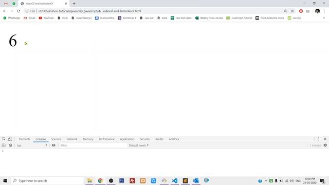 47 array indexOf and lastIndexOf смотреть онлайн
