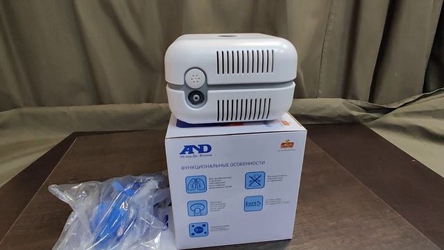 Ингалятор компрессорный AND CN-123. смотреть онлайн