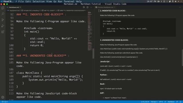 Learn MarkDown in 1 Hour || GitHub Flavoured MarkDown || Development Essentials || GitHub Issues смотреть онлайн