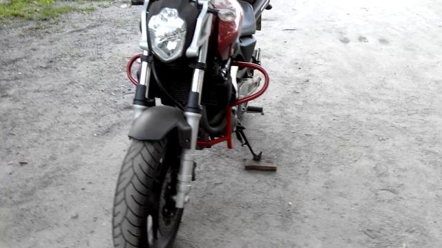 Дуги на мотоцикл YAMAHA MT-03 (конечный результат) смотреть онлайн