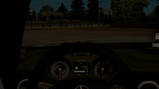 Euro Truck Simulator 2 mods (Mercedes Benz SLS AMG) смотреть онлайн