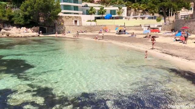 Каталог пляжей острова Майорка. Пляж ла Калита Портальс Ноус / Playa la Сalita Portals Nous смотреть онлайн