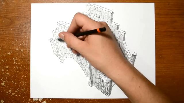 Drawing a Bridge - Anamorphic Illusion смотреть онлайн