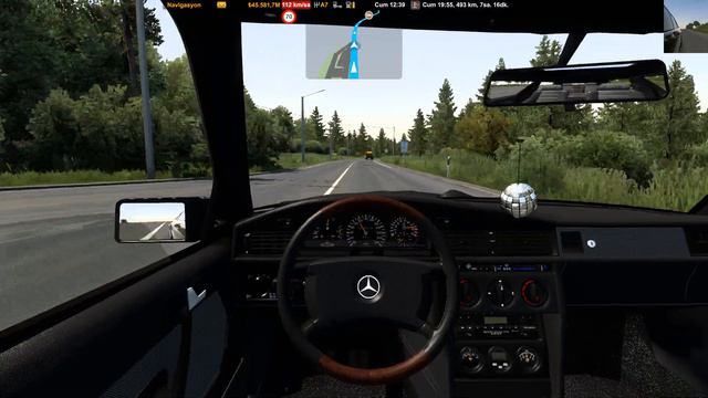 Saint Petersburg - Klaypeda Arası Serbest Sürüş / MERCEDES-BENZ 190E / ETS 2 1.47 смотреть онлайн