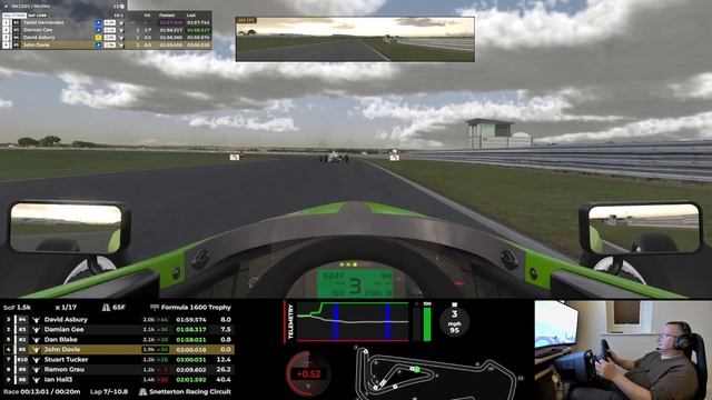 iRacing Formula 1600 Trophy Snetterton 2023 Season 2 Week 4 смотреть онлайн