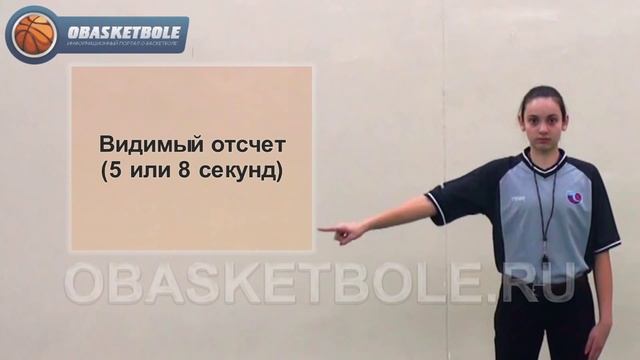 Жесты судей в баскетболе-видимый отсчет смотреть онлайн