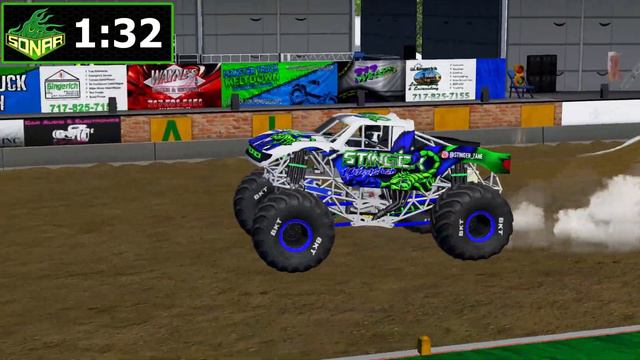 BeamNG.drive Monster Jam: York Fair 2020 Freestyle (CRD 2.0) смотреть онлайн