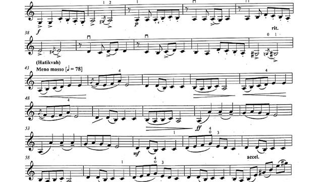 Hora Hatikvah From Israeli Concerto | George Perlman | Trinity Violin Grade 6 | 72 48