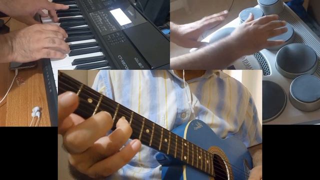 solo played using guitar keyboard and drum machine. смотреть онлайн