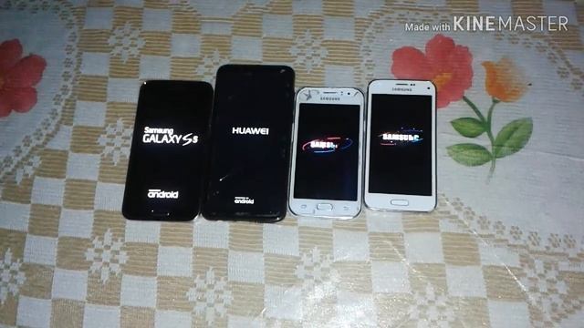 Samsung S5 vs S5 Mini vs J1 ace vs huawei y7 prime (Speed test) смотреть онлайн
