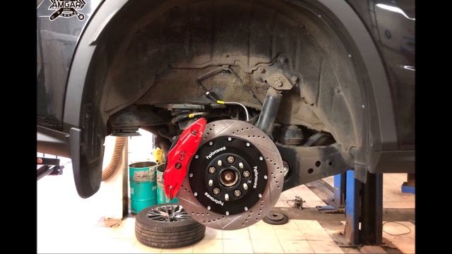 Lexus RX: тюнинг задних тормозов + электроручник смотреть онлайн