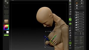 ZBrush   BJD Doll   Обзор 3D модели бжд Макото