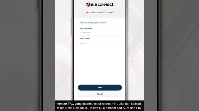 Cara Tukar Kata Laluan Hong Leong Bank Atau Reset Password Di HLB Connect Mobile Banking смотреть онлайн