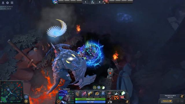 Slardar Best Mix Set Bestowments of the Centurion Vanguard + Golden Grasping Bludgeon