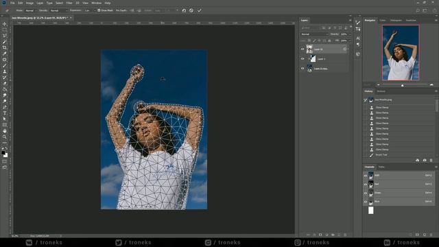 [Photoshop] Марионеточная деформация смотреть онлайн