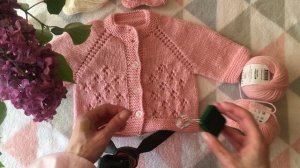 ❤️Кофта на девочку вязаная на спицах