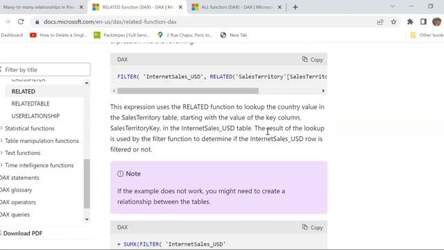 Power BI: PL-300 Certification: V 26 : RELATED() & ALL() DAX Functions & Many-to-Many Relationships смотреть онлайн