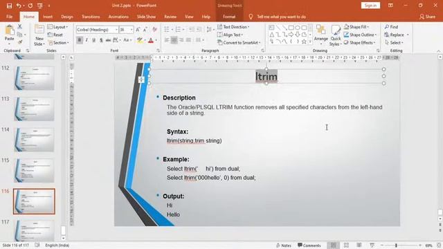 Character Functions in Oracle#19 смотреть онлайн