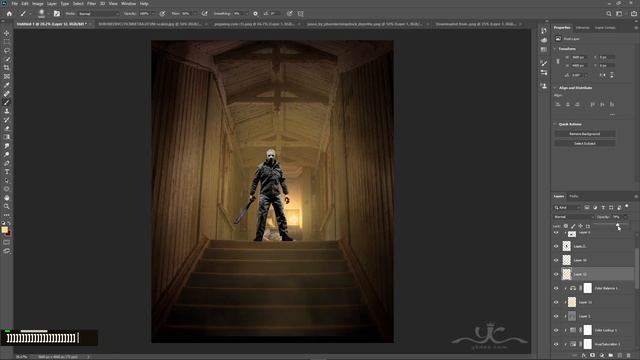 Murderer Photo Manipulation Photoshop Tutorial смотреть онлайн