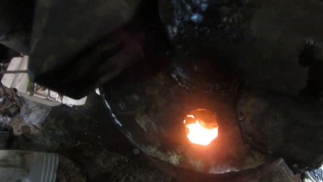 первое ипытание моего котла на отработке смотреть онлайн