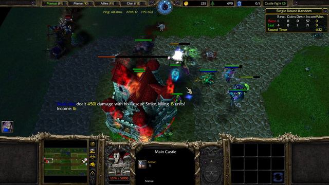 Warcraft 3 : Castle Fight #01 - I Have No Idea What I Am Building xD смотреть онлайн