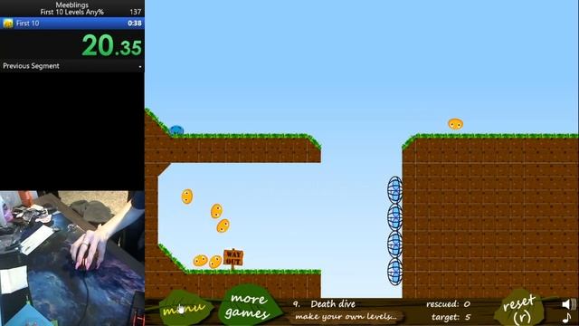 Meeblings First 10 Levels Any% WR (27.23) смотреть онлайн