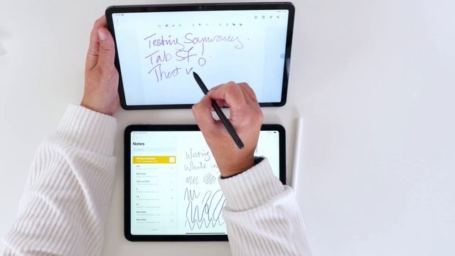 iPad Air 4 (2020) vs Tab S7 - Note taking & handwriting full comparison (Review) смотреть онлайн