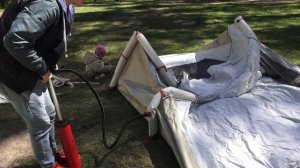 Огляд намету Quechua Air Seconds 4.1 F&B