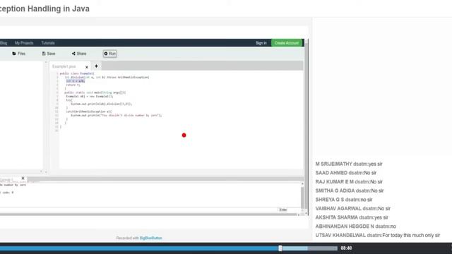 OOC EXception Handling In Java Throws смотреть онлайн