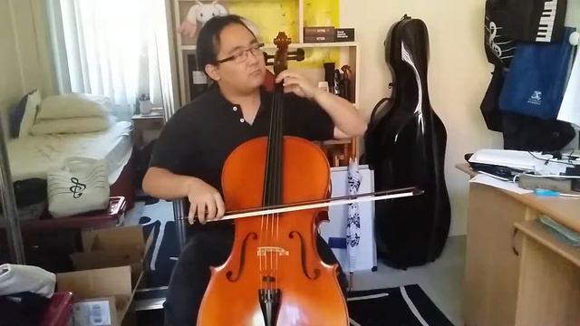 Minuet No. 1 in G Major by J.S. Bach [BWV 841] arranged for Two Cellos (Cello 2 Part) смотреть онлайн