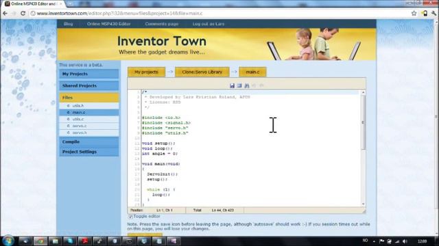MSP430 launchpad online editor смотреть онлайн