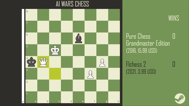 Pure Chess vs flChess2 - ♔ Steam Chess AI Championship ♔ смотреть онлайн
