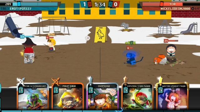 Cyborg Tower event - 10 points deck | South Park Phone Destroyer смотреть онлайн