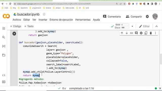 23. Google Earth Engine con python : Agregando un buscador al mapa || folium plugin search смотреть онлайн